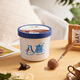Baxi Ice Cream Chocolate Flavor 1100g*1 Bucket Family Pack Raw Milk Ice Cream Big Bucket