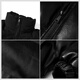 Mosttide American Fashion Brand Cotton Veste pour hommes en automne et hivernouette en vrac épaissis de pain de plumes en velours veste collier de coton veste en cuir PU Veste en cuir 9898 noir + 2201 noir NE01 3xl Poids recommandé 170-200 Jin [Jin est égal à 0,5 kg]