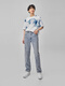 
Lee24 Spring 753 Comfortable mid-waist straight feet Light blue men's jeans trendy A05951 Light blue pants length 31 28
