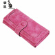 Kangaroo Light Luxury Style New Fashion Frossed Frossed Women's Long Large Capacidad Versión coreana para mujeres Corea versátil Billet de billetera Azul