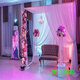 Internet celebrity female anchor warm, romantic and simple live broadcast background cloth anchor live broadcast room background 3D three-dimensional video photography ZP-15775 2.5 meters wide + 3 meters high (with hook)