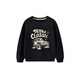 Classic Teddy Classic Teddy Children's Clothing Boys' Sweaters Children's Autumn Clothing Medium and Large Children's Casual Tops Fashionable and Versatile Black 120