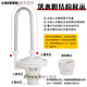 Xinyoujie public toilet water tank toilet trench flush tank squat toilet large water tank public school automatic flush large water tank 50 liters standard 50 drain bladder + connector