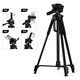 Banmeiluo suitable for fishing lamp holder camera tripod F360T telescope tripod live broadcast stand F13T black iron F-3520T black iron pipe 1.42 meters + color box + pull