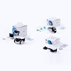 enabot ROLA PetPal Yino Pet Companion Robot Mobile Surveillance Camera App Remote Video Control Snack Feeding Pet [Almighty Set]