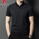 Pier Cardin daughter wedding dress dad wear short-sleeved shirt middle-aged happy father-in-law wedding banquet summer ice silk half-sleeved shirt men 1322 red 175/XL
