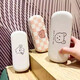 Glasses box portable male and female students cartoon cute myopia glasses storage box anti-pressure and fall high-quality glasses box nice bear [glasses delivery cloth]