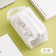 JD Logistik Universal Storage Bag Mini Mesh Storage Bag Square Bag Make -up Lippenstift Münzbrunnen 1 Weiß