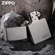 ZIPPO EDGEzippo打火机205芝宝男士防风煤油刻字送男友 205光板磨砂TC9901US