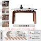 
Clofu solid wood rock table dining table elephant legs square and radius dual-purpose dining table and chair combination 9906#1.2m single table