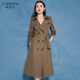 Kebel windbreaker jacket spring and autumn new women's fashion lady ladies high quality classic long coat L