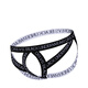 Sexy men's double trench underwear for sexy hollowed-out ring trench trousers go out for free flirting [confidential shipping] White XXL
