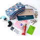 
QUEEN TRIP small floral grocery coin wallet large capacity cloth bag printed wrist bag lightweight small cloth bag clutch bag pattern No. 1
