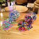 Bag/about 100 pieces, disposable small rubber band for women to tie hair, high elasticity and durability, rubber band hair rope, disposable, black, about 100 pieces