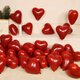 Zhenxi Globos de boda de bodas Red Amor Roble Propuesta de boda Propuesta de la sala de bodas Decoración de bodas de interior Confesión de la confesión de doble capa Balloones de amor 50 [Cilíndrico de aire + cinta]