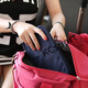Minghuitong Passport Bag Travel Multifunktions-Aufbewahrungsbeutel Passport-Beutel Pack Ticket Bag Travel Supplies Lila lila