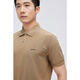 七匹狼短袖POLO衫年夏季新品透气舒适翻领商务休闲男装上衣 701(卡其) 2XL 180/96A