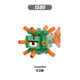 Fang Cheng Minecraft Bloques de construcción ensamblados Minifiguración Gold Steve Flame Man Zero Village Pila de piedra roja Monster Boy Toy XH1591 Conejo