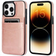 ONEAGREE solid color bracket for iPhone15/16 Pro max mobile phone case Apple 11/12/13/14 card case cross-border trendy brand 16e practical and simple brown iPhone12 Pro Max