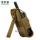 
Guardian waist bag men's mobile phone bag multi-functional small bag Molle tactical intercom accessories bag secondary bag small hanging bag wolf brown