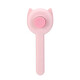 Kitten, meow, cat hair comb, cat hair brush, dog hair removal brush, cleaning and removing floating hair artifact, cat three-piece set, cat floating hair comb, cat ear pink + flea comb + double hole nail clipper