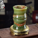 Biyun großer Pinselstifthalter Ornamente Retro Dekorativen Geschenk Chinesischer Stil Kreativer personalisierter Anpassungsspot Bambus Gelenkflasche Stifthalter mit Messingbasis B12806