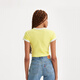 Levi's [same style in the mall] Levi's American fashion trend simple and versatile slim short-sleeved T-shirt Yellow A3523-0037 L