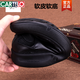 Cartelo echtes Leder-Leder-Lederschuhe Einschicht Kuhläden weiche Leder Weiche Sohle Geschäft Casual Leder Zehen Schicht Cowhide Schnürschuhe Herrenschuhe Neu schwarz 9912 37 Größe größer