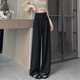 Rote Dragonfly High-End-Anzughose für Frauen in Frühlings- und Frühlingshosen Hosen hohe Taille, drapierte gerade Beinhosen plus Samt-Hose Casual Hosen 6636# ku Wolle Aprikosenhosen plus Samt [vorgeschlagen 91-102jin [Jin gleichen 0,5 kg]]]