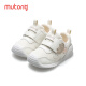 Shepherd's Baby Shoes 2024 Spring New Boys Mesh Shoes Velcro Soft Sole Children's Shoes Female Baby Shoes Milk Rice Size 16 Shoes Inner Length 12.3cm