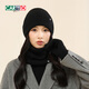 CARTELO crocodile (CARTELO) hat, scarf and gloves, same style for men and women, autumn and winter three-piece set, thickened warm scarf suit, New Year's birthday gift