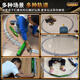 
Mussel high-speed rail toy with track Fuxing Harmony train remote control alloy children's train EMU model boy (double circular rail + light platform) Fuxing silver [double