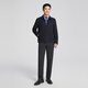 YOUNGOR (YOUNGOR) executive jacket men's autumn and winter young and middle-aged lapel single executive jacket wool micro-elastic fabric business mall same style Navy YJJK415461FFA M 170/92A