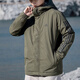 Adidas Cotton Clothing Herren- und Frauenkleidung 2025 Frühling Neues warmes Paar mit Kapuze -Windschutzjacke Sportbekleidung Baumwolljacke Wattebotte IV9230/Rock Olivengrün M/175