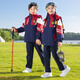 Iluotontz Escuela infantil de ropa de uniforme de rendimiento de uniforme para niños y niñas más lana engrosado deportes al aire libre Ropa de tres en una clase Clase de tres piezas 6636 Set 170 de cuatro piezas 170