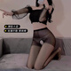 Ji, ropa interior sexy, las medias negras pueden rasgar en la cama, pareja sexy, emocionante de alto rango de San Valentín, bateador SM vergüenza