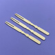 Artisan Time Disposable Bamboo Fruit Picks and Forks for Desserts, Mooncakes, Pastries and Sushi, Commercial Nanzhu Paper Bags, Individually Packaged Fruit Cutting Forks, Kraft Paper Individually Packaged, 1 Pack, 100 Small Bags
