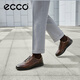 ECCO formal shoes, increased cowhide casual leather shoes for men, Yashi men's shoes series 207124, cocoa brown 43