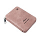 Multifunction RFID anti-theft passport clip ID card bag travel zipper air ticket men and women wallet passport bag cover brown
