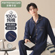 Fenton Kean Pajamas Men's 100% Cotton 2025 Autumn New Long Sleeve Long Pants Men's Pajamas Home Clothing