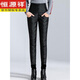 Hengyuanxiang down pants for women's outer wear new winter white duck down slim fit middle-aged and elderly mothers thickened warm cotton pants black M 95Jin Jin equal to 0.5 kg or less