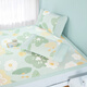 Boyang (BEYOND) cool fiber ice silk mat summer mat three-piece set for double air-conditioned mat, color 180*200 [washable] floral foam (sheet style) three-piece set 199cm*180cm