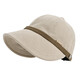 Cata Beast Duck Hat Women's Fashionable and Versatile Spring and Autumn Retro Hepburn Style Corduroy Shopping and Outing Baseball Cap Khaki One Size
