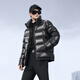 高梵【田栩宁同款】黑金鹅绒服黑珍珠5.0男士羽绒服2025新款 黑色 XL