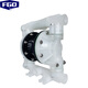 FGO pneumatic diaphragm pump high performance engineering plastic PP + Teflon diaphragm EGQBY-25ASF DN25 flow rate 6m3/h