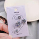 Decorative Show Magnetic No-piercing Ear Clip for Women Flash Diamond Cochlear Nail Men's Iron-Suction Ear Bone Clamp Cochlear Zircon Ear Bone Nail Ear Nail Ear City 4mm 5mm 6mm White Diamond Ear Nail 3 Pairs