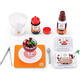 Rongdafeng Szuru Food Ball Cooking Master Kitchen usware Homemade Food Mini Mini Ornaments Cinq fois surprise Board Box Toys Food Cooking Ball Random Three (pas de répétition)