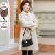 Nuo Ni's mother's winter warm tops imitation mink fur all-in-one coat for middle-aged and elderly women new Chinese style woolen coat tribute beige L recommended 115-130 Jin Jin equals 0.5 kg (high-end atmosphere)