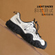 
ZHR hiking shoes for women outdoor hiking sports shoes for women lightweight thick sole breathable women's shoes G683 apricot color 38