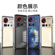 Mir Laku Nubia Z70 Ultra mobile phone case NX733J anti-fall aluminum alloy frame nubia protective case matte ultra-thin translucent men's metal anti-fingerprint thin trendy brand model [Champagne gold] + full screen film Nubia Z70Ultra
